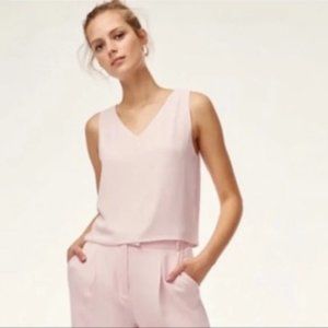 Babaton Murphy Sleeveless V-Neck Blouse